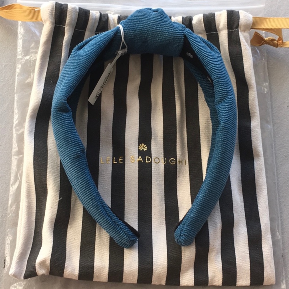 Blue Lele Sadoughi Headband